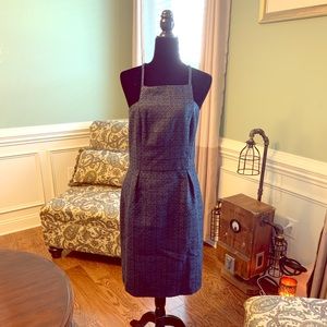 Banana Republic Blue and Black Tweed Dress!